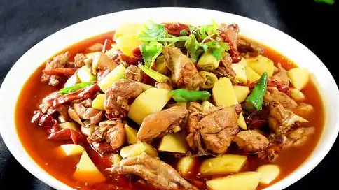 正宗大盘鸡到底有没有土豆热搜配图